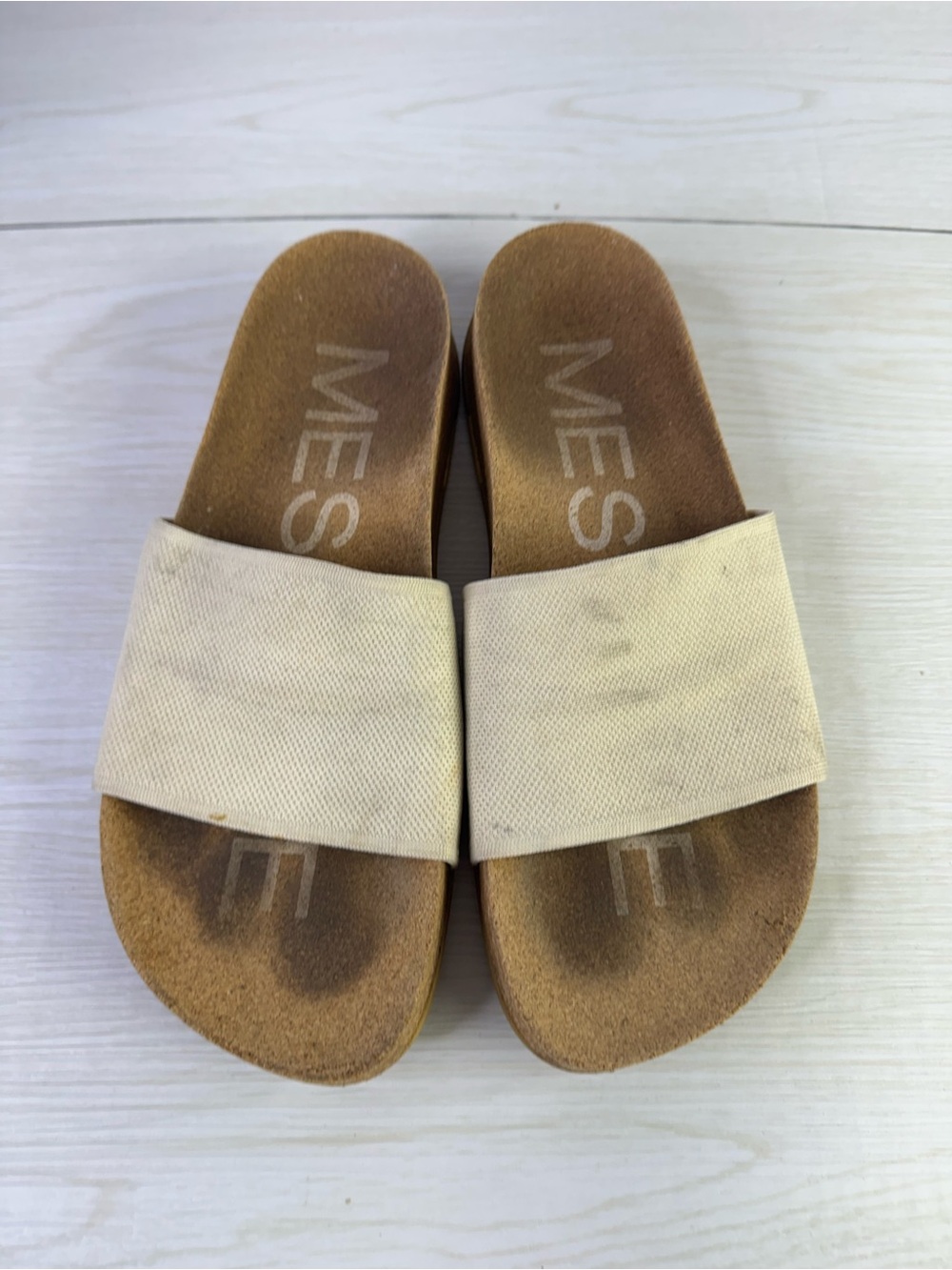 Mullen Slide — Cream Women's Slide Sandal size 39